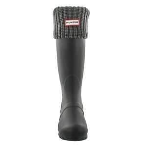 Half Cardigan Boot Sock-Tall - Slate